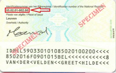 rijksregisternummer